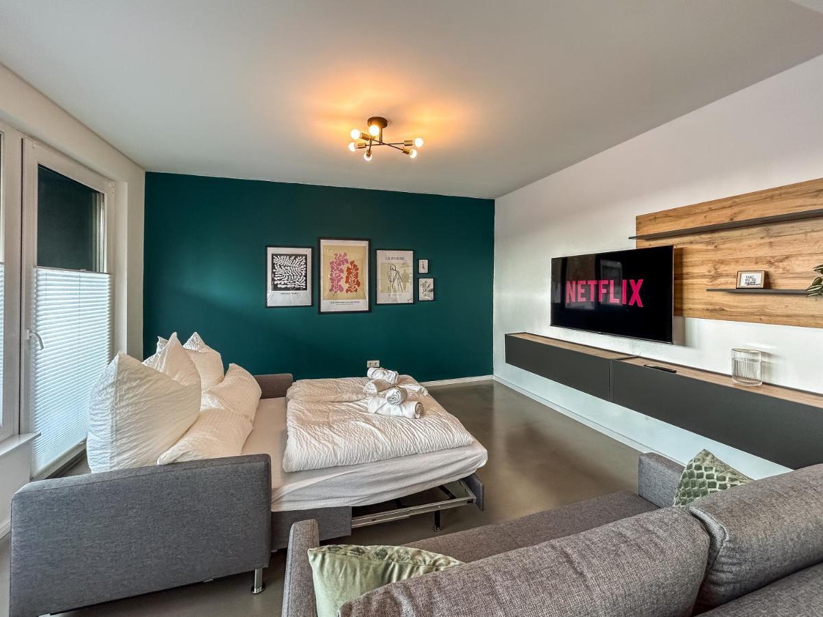 Design-Apartment - Bochum Zentrum - 2 Balkons - 118M2 - Netflix Dış mekan fotoğraf