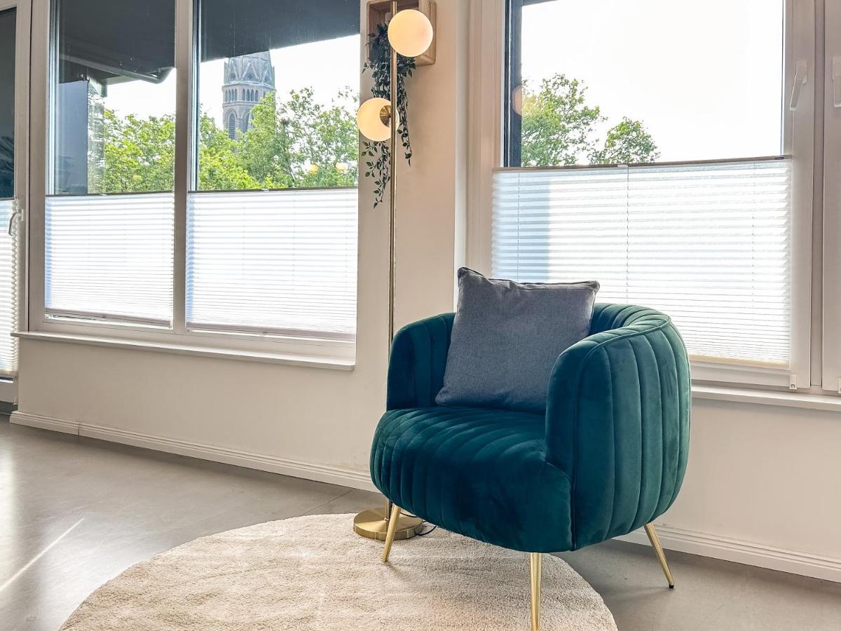 Design-Apartment - Bochum Zentrum - 2 Balkons - 118M2 - Netflix Dış mekan fotoğraf