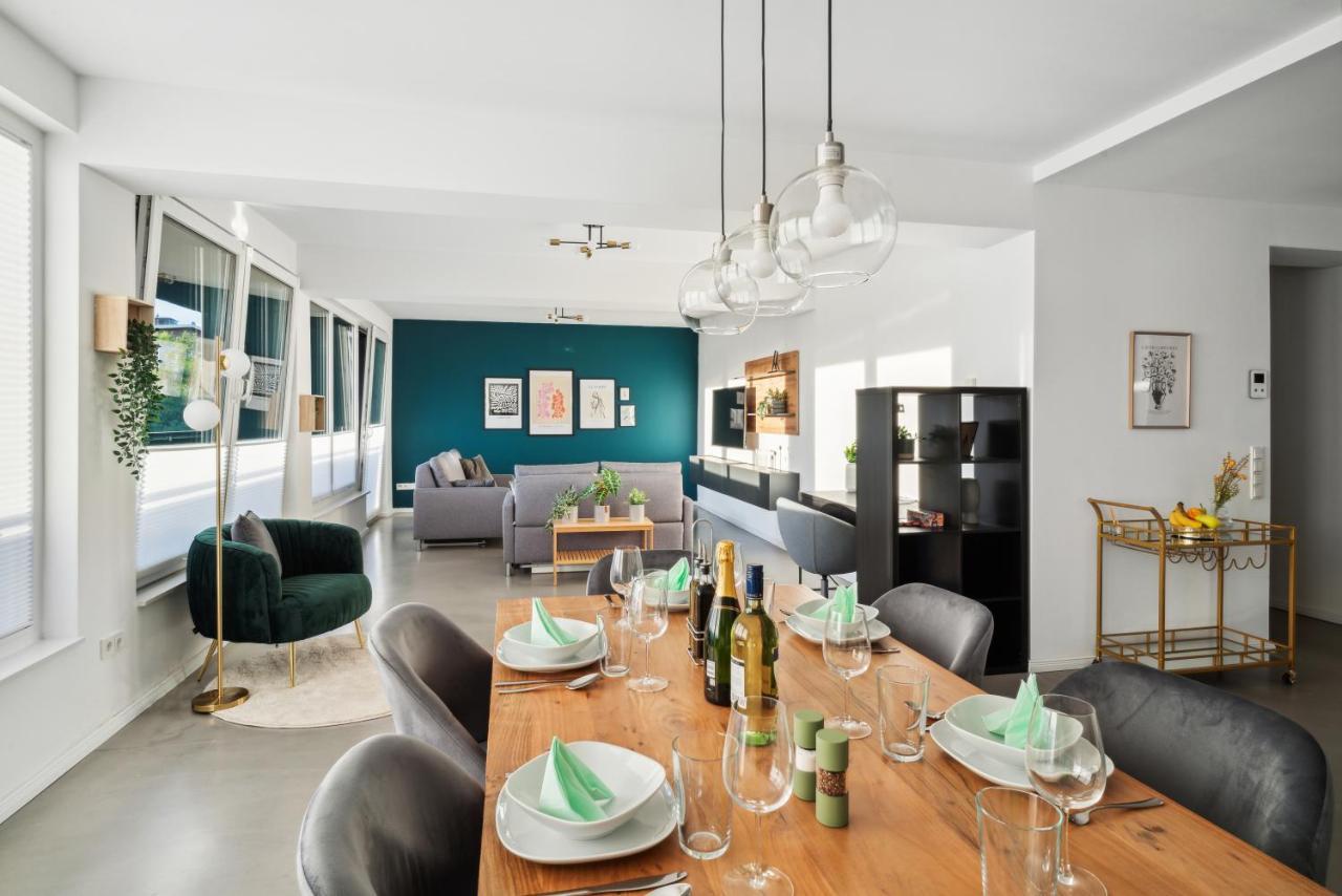 Design-Apartment - Bochum Zentrum - 2 Balkons - 118M2 - Netflix Dış mekan fotoğraf