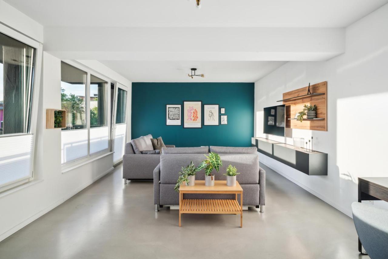 Design-Apartment - Bochum Zentrum - 2 Balkons - 118M2 - Netflix Dış mekan fotoğraf